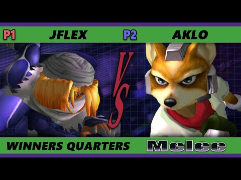 S@X 388 Online Winners Quarters - JFlex (Sheik) Vs. Aklo (Fox) Smash Melee - SSBM