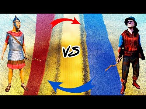 1.000.000 ROMAN ARCHERS vs 500.000 MEDIEVAL ARCHERS | Ultimate Epic Battle Simulator 2