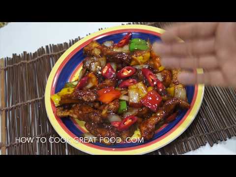 How to Make Chinese Chili Chicken Recipe - Easy General Tso - Youtube - Crispy Chinese Chicken