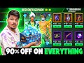 I Got 90% Off On Everything Rare Bundles Elite Pass Magic Cube😍|| Richest Account -Garena Free Fire