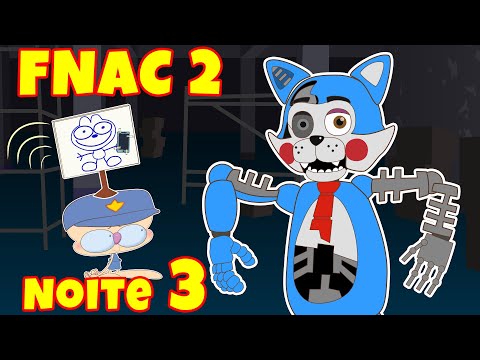 Mongo e Drongo: Noite 3 de Five Nights at Candy's 2  - FNAC 2 em desenho animado com Withered Candy