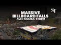 Massive billboard falls in Mumbai rainstorm killing at least 14 people