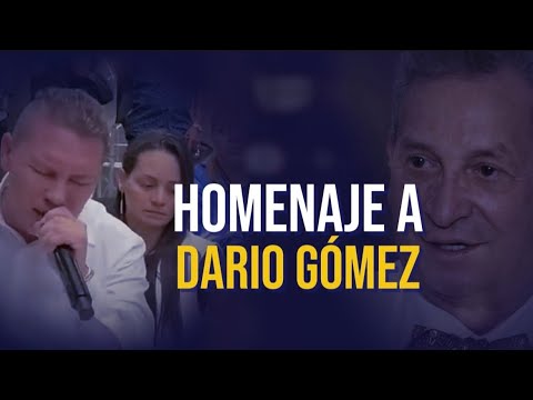 Homenaje a 'El Rey del Despecho'. | Entre lágrimas, Giovanny Ayala le cantó a Darío Gómez.