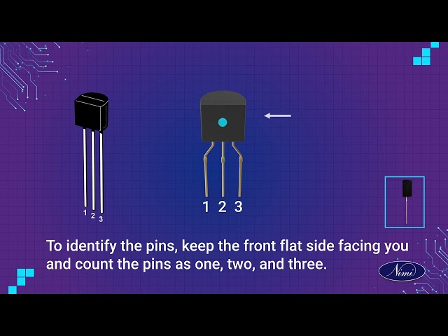 check transistors their functioning by identifying its type terminals