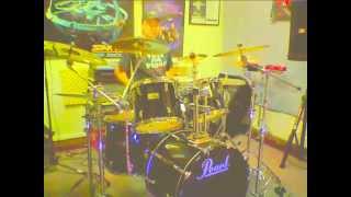 Mosquito march Midnight oil drum cover by Martin Vaccaro