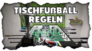 Tischfußball Kneipenregeln und offizielle Spielregeln