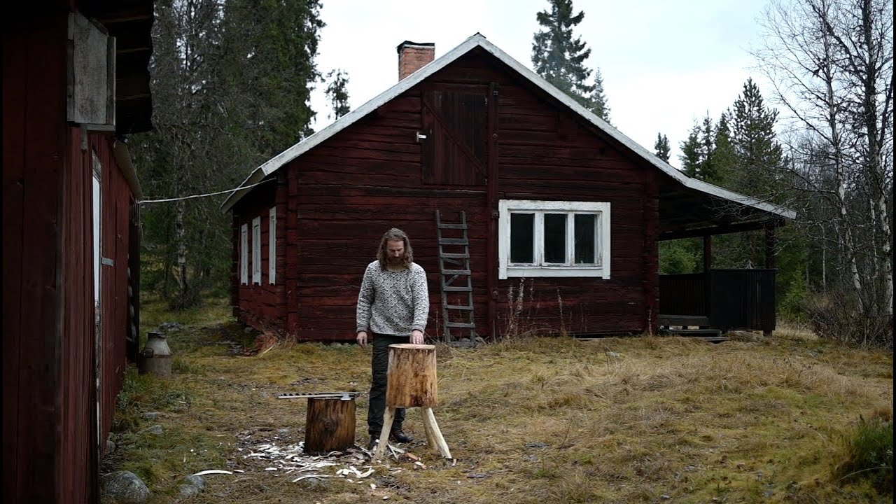 How to - Making an axe block for sloyd and firewood kindling etc.