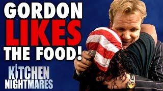 6 Times Gordon Ramsay Actually LIKED THE FOOD! | Kitchen Nightmares COMPILATION