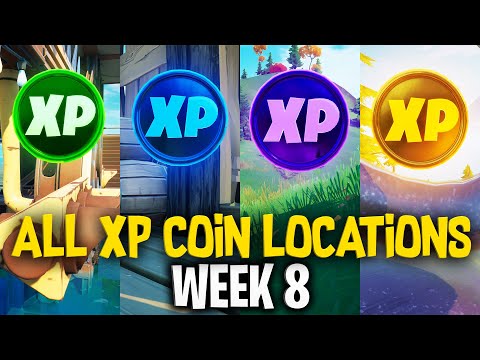 ALL XP COIN LOCATIONS (WEEK 8) | FORTNITE CHAPTER 2 SEASON 4