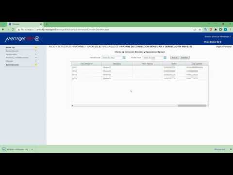 Informe mensual de corrección monetaria y depreciación