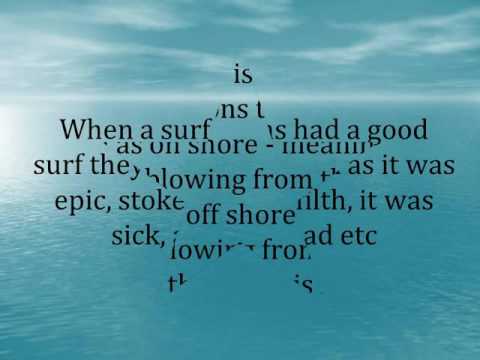 Surf and Sun - Surf Lingo - a basic guide