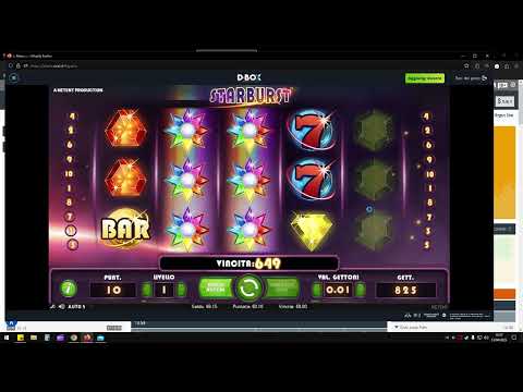 SLOT STARBURST BIG WIN