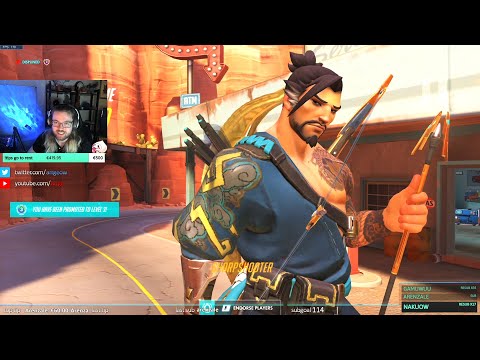 Arrge Carry Hanzo - POTG!  [ Overwatch Season 32 Top 500 ]