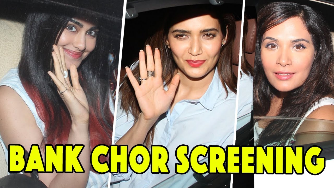 Bollywood Celebs Snapped At The Special Screening Of Bank Chor