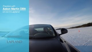 preview picture of video 'Aston Martin DB9 On Ice Hood View'