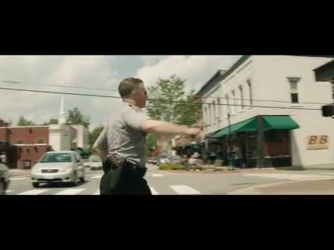 Three Billboards window scene