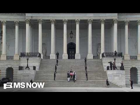 Lindsey Graham's casket leaves Capitol before funeral