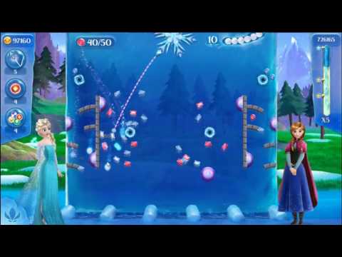 Frozen Free Fall: Icy Shot Level 196 - NO BOOSTERS ☃☃☃
