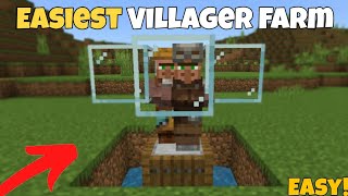 Simple 1.18 Villager Breeder Tutorial in Minecraft ( MCPE / Minecraft bedrock / PS4 / Xbox)Justcraft