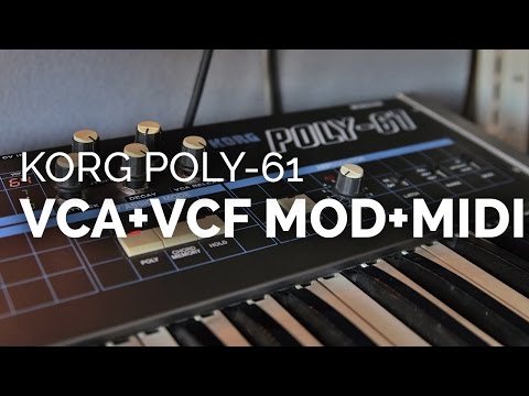 Korg Poly 61 Mods and MIDI retrofit kit. contact me4modding yours!