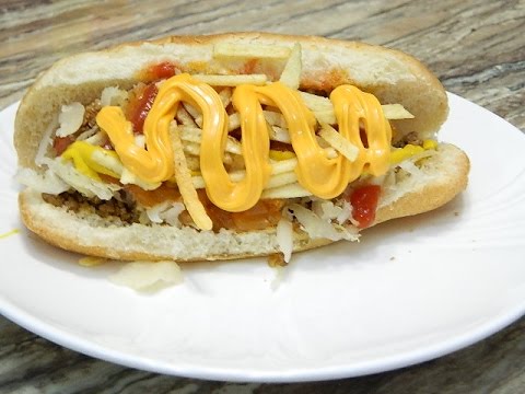 How to make Puerto Rican or Boricua style Hot Dogs