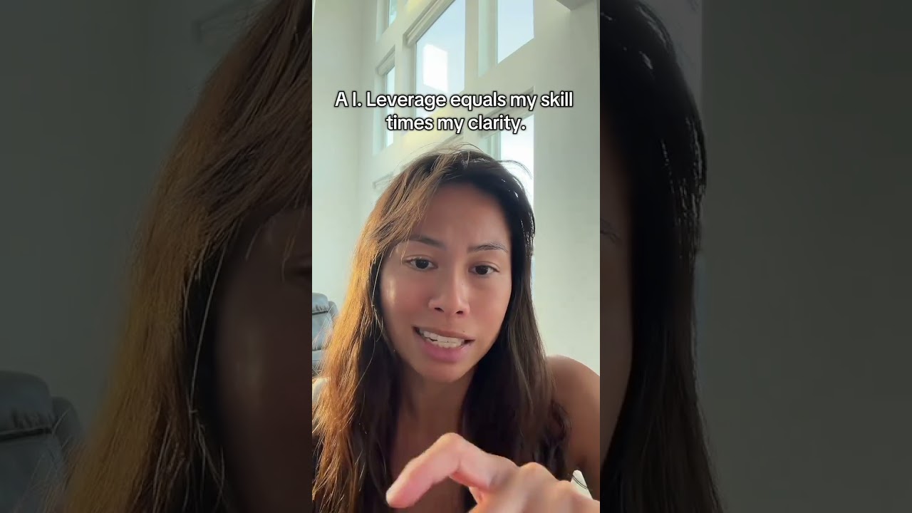 The real reason to learn AI if you’re an entrepreneur… LEVERAGE! And the degree of leverage you get