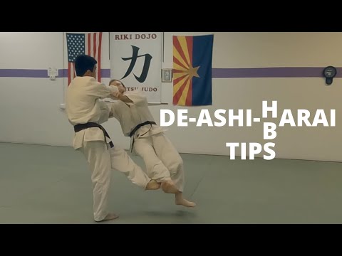 De-Ashi-Harai Tips | Riki Judo Dojo — judo technique demonstration
