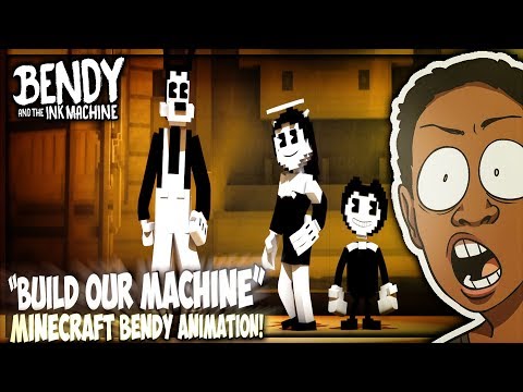 ALIVE INK in BENDY MINECRAFT SONG REACTION