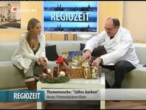 Aachener Printen von Printenbäckerei Klein, Sendung Center TV