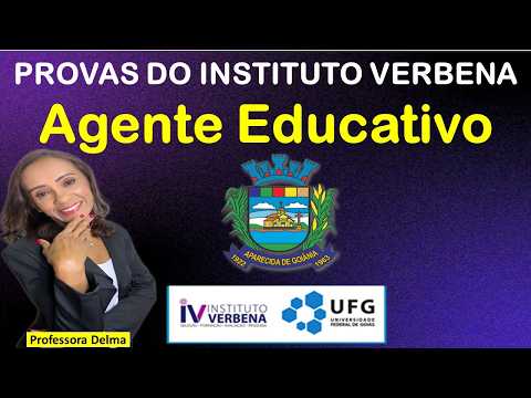 PROVA P/ MONITOR EDUCACIONAL DO INSTITUTO VERBENA(Prova p/ Inhumas-GO) 2024(APARECIDA DE GOIÂNIA)