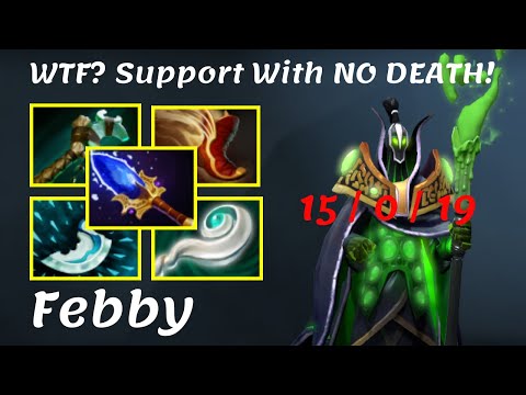 Febby Rubick WTF?! Support With NO DEATH! "Febby die in the well pls" | Dota 2 7.22