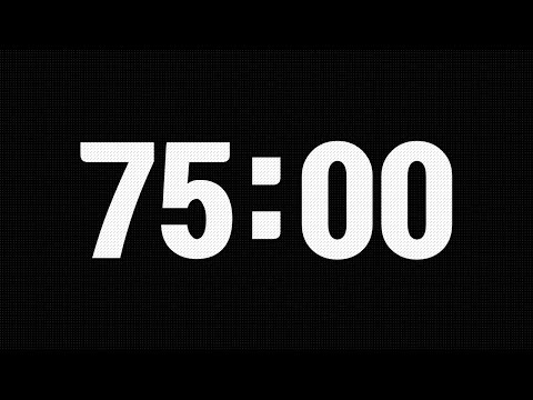 75 Minute Timer / 75분 타이머