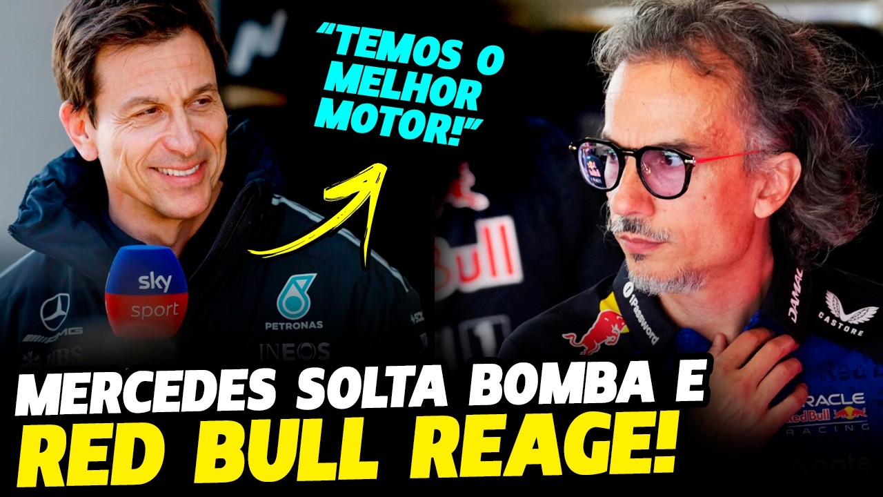 RED BULL REAGE À BOMBA SOLTADA PELA MERCEDES E QUESTIONA ADUO DA FIA | FÓRMULA 1