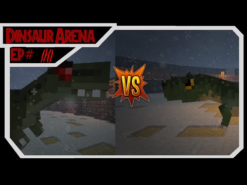 Minecraft Dinosaurs Battle Arena: ALLOSAURUS VS CERATOSAURUS