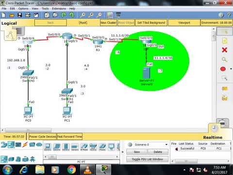 Configuration of Multiarea OSPF  by using Cisco Pkt Tracer. || Nitt