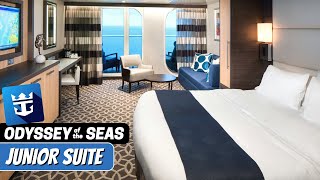 Odyssey of the Seas | Junior Suite Full Walkthrough Tour & Review 4K