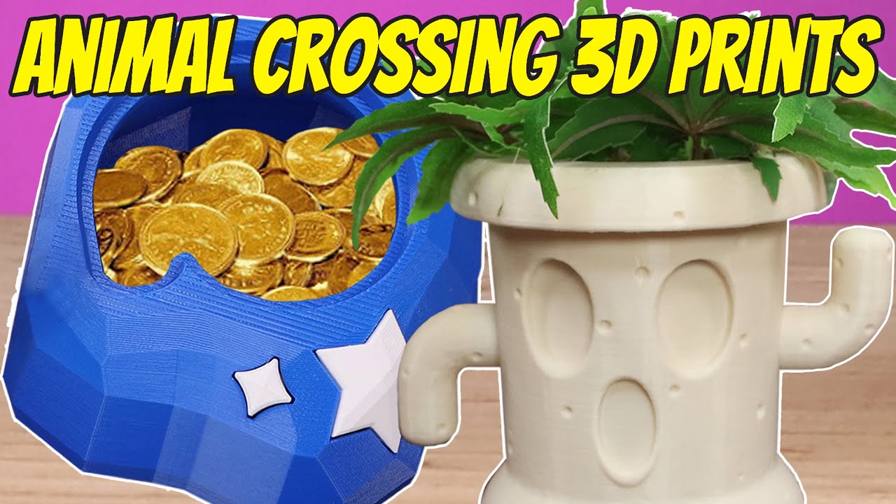 3D Printed Animal Crossing Characters and Items