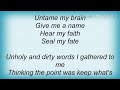 Seal my fate song lyrics