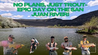 No Plans, Just Trout – Epic Day on the San Juan River! #rainbowtrout #browns #newmexico