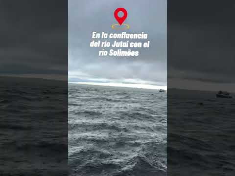 A Grandeza e a furia do rio amazonas, é assustadora!😱😰#jutai #expedicionamazonica