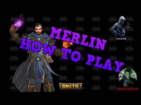 Merlin - How to play / Como jogar | Dicas, builds e movimentação| Smite Brasil.