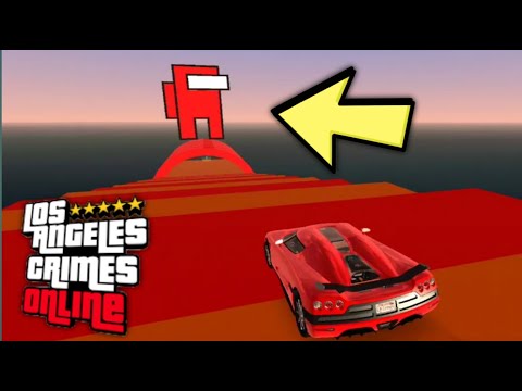 MEGA RAMPA DE AMONG US!!😱 LOS ANGELES CRIMES