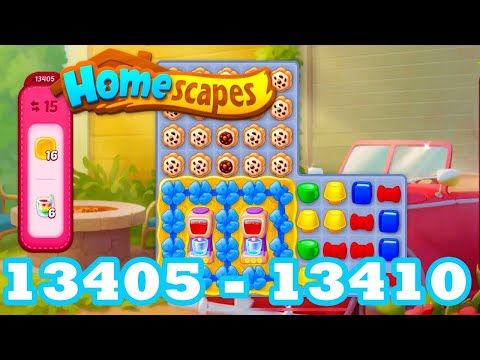 Homescapes Level 13405 - 13410 HD 3 - match puzzle Gameplay | android | IOS | 13406 | 13407 | 13408