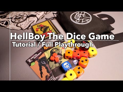 Hellboy The Dice Game Play Through