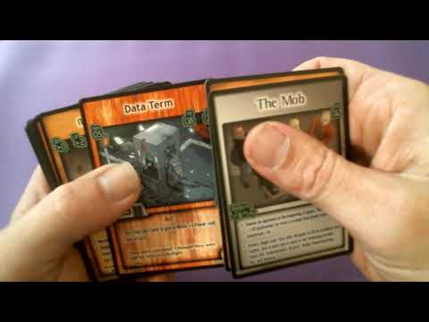 Cyberpunk 2020 CCG starter deck opening