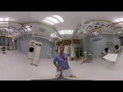 Besök sjukhusbyggnaden i Solna - 360