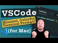 VSCode Create A Minimal Colorful Terminal Prompt For Mac