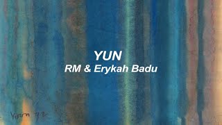 Download lagu Yun - RM & Erykah Badu (english lyrics) mp3