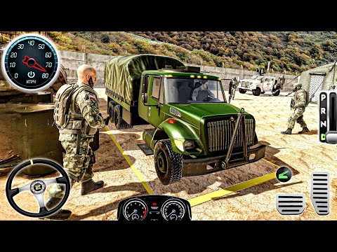 US Army Truck Transport Offroad Simulator - Military Cargo Driving Truck : Android Gameplay