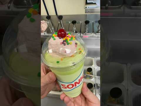 🎄🌟Christmas cream slush🥶#foryou #milkshake #sonic #cream #dessert